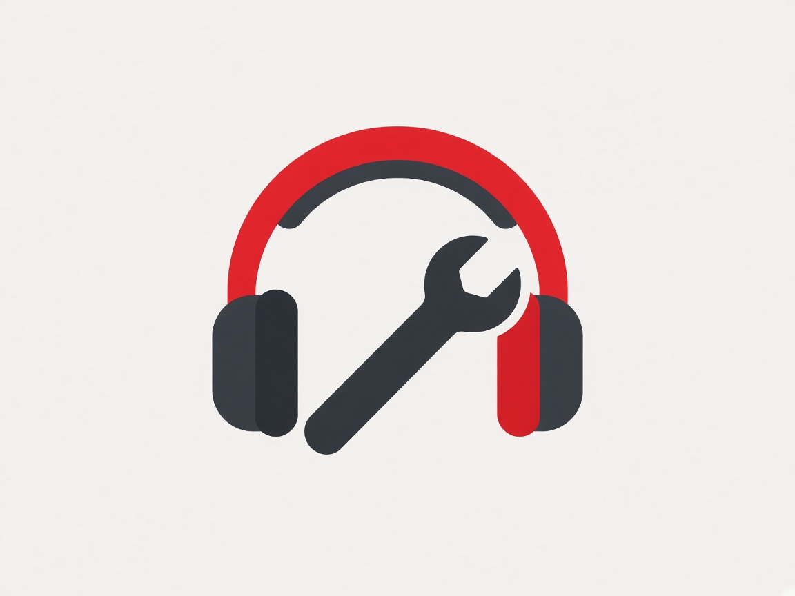 Headset and wrench icon for TOSOT tech support