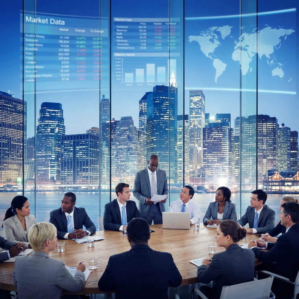 Market entry planning session