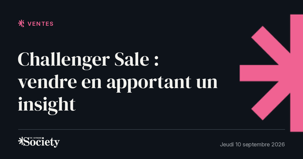 Challenger Sale : vendre en apportant un insight