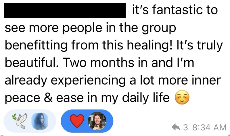 Review of The Ascension Field, testimonial from member