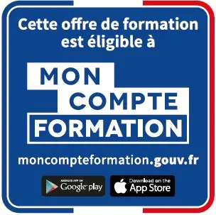 Logo CPF, mon compte formation