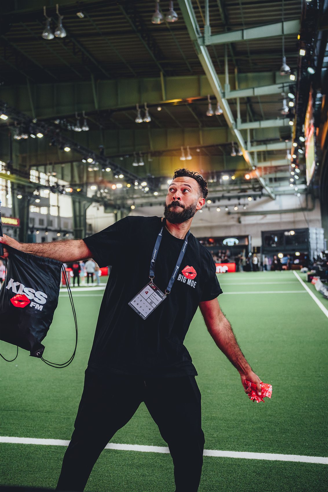 Big Moe bei der Baller League