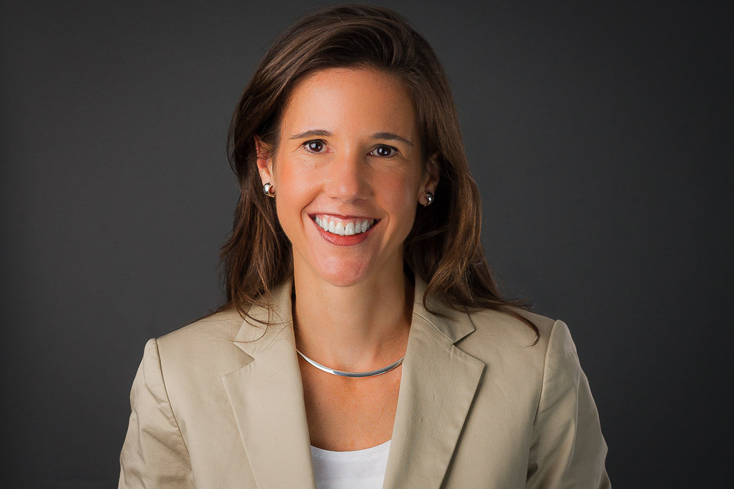 Corinna Egerer, business and politics host