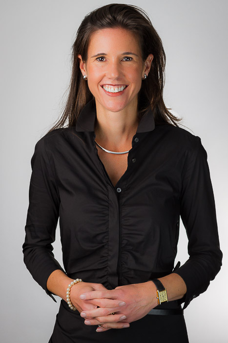 Corinna Egerer, business and politics host