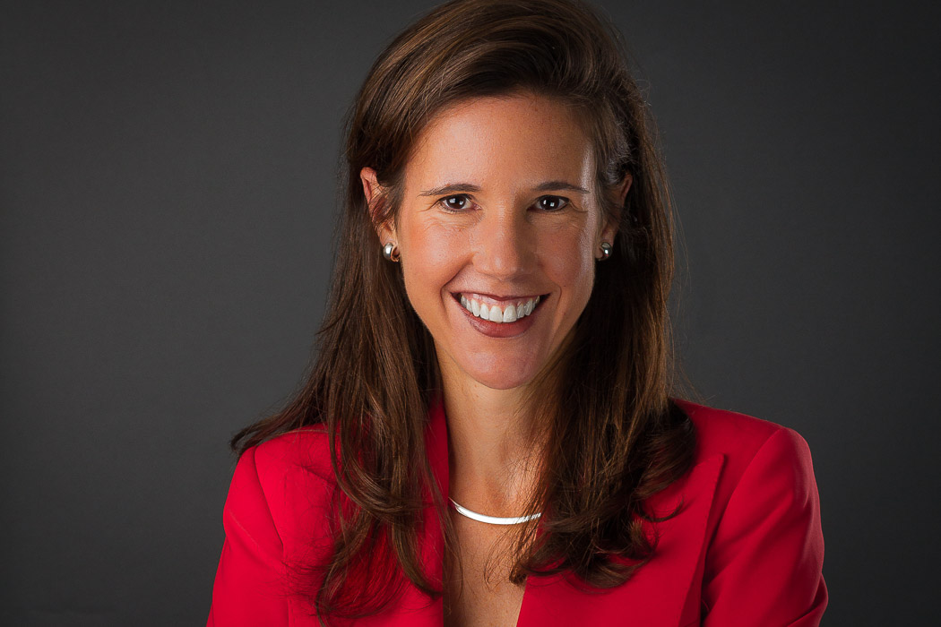Corinna Egerer, business and politics host