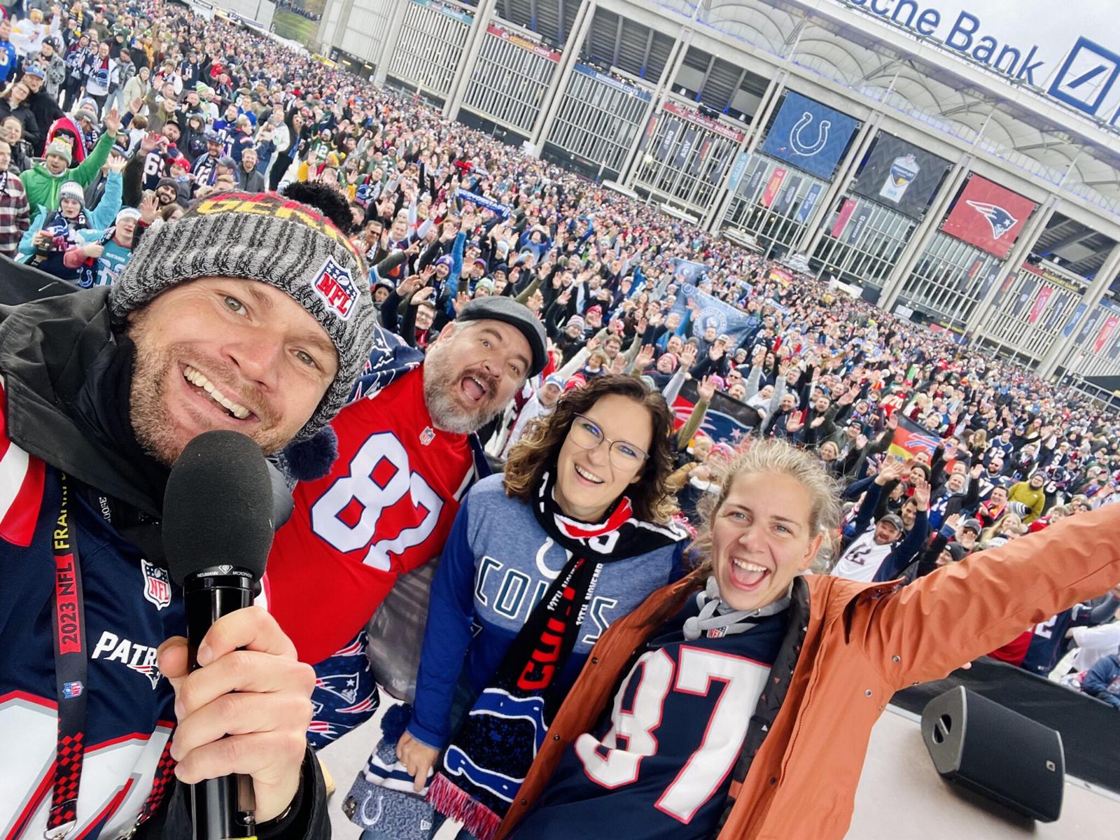 Tobias Witton at the NFL Frankfurt Games