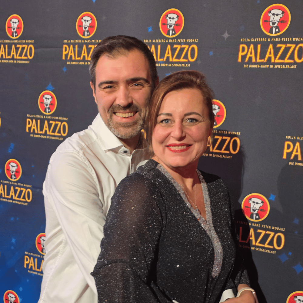 Melanie Mester und Torben Jürs als Gründer vom Vita Grow Team bei einem gemeinsamen Event