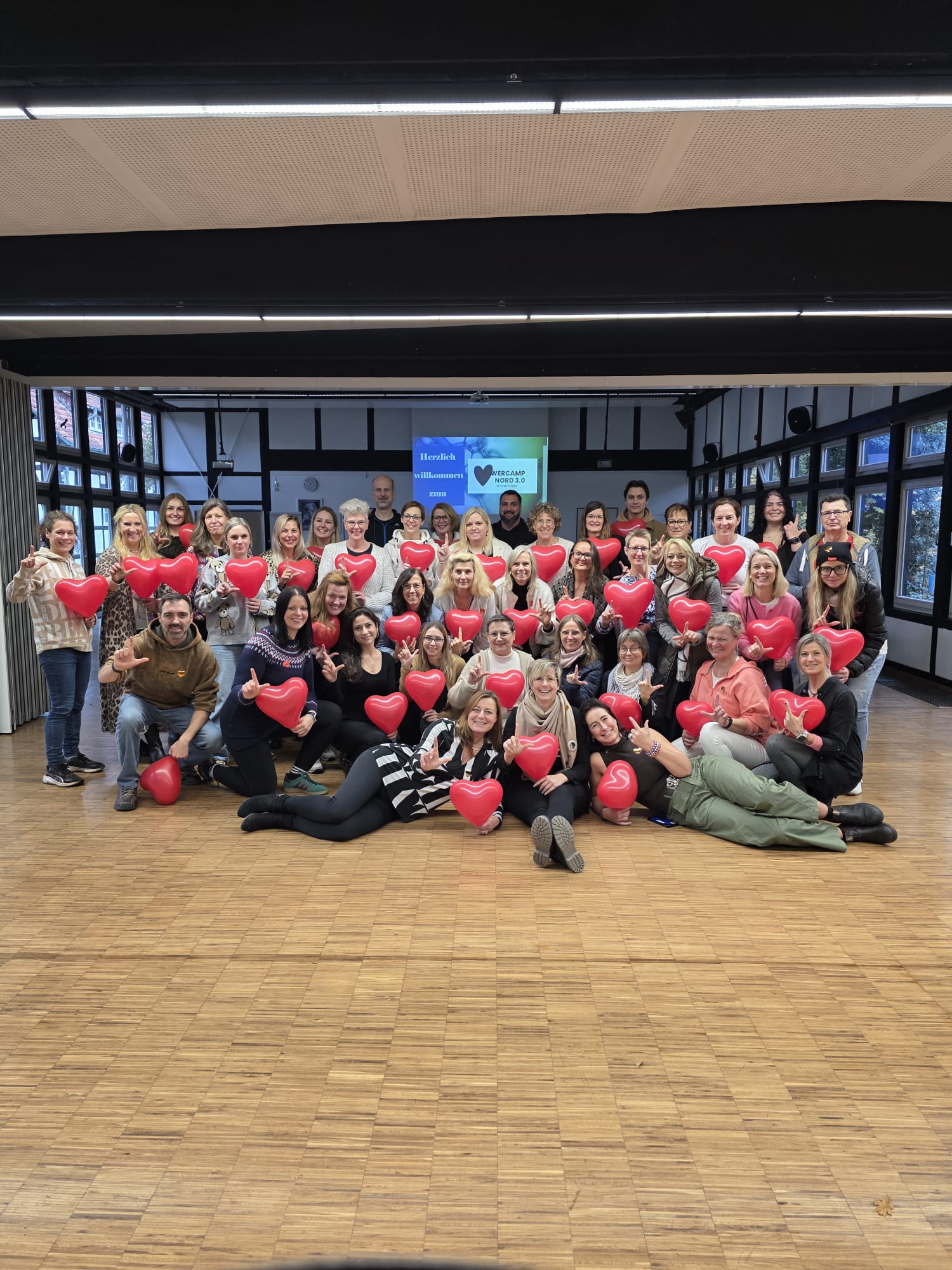 Vita Grow Team Community beim Power Camp mit vielen Teilnehmenden für Motivation und gesunde Lebensweise