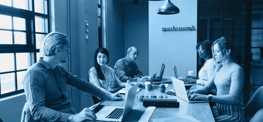 Diverse People Working Office