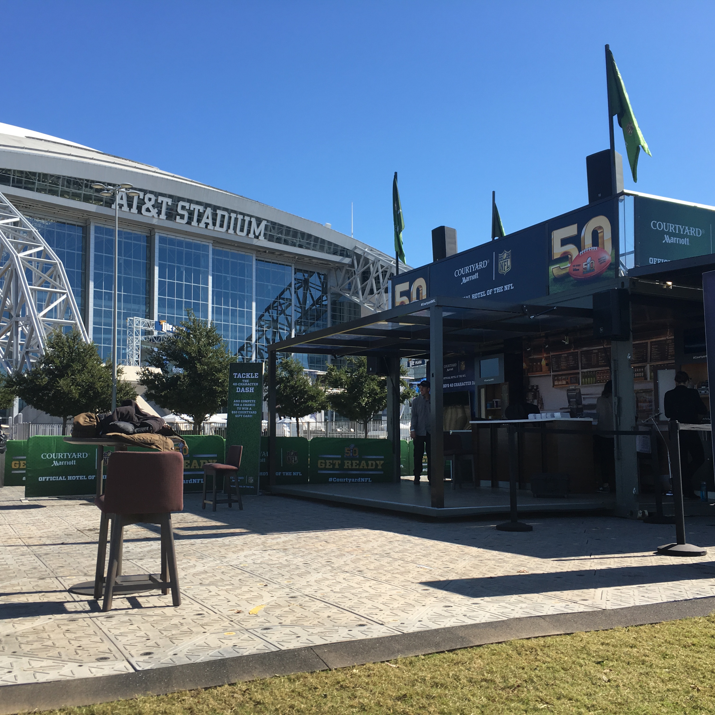 Courtyard Super Bowl 50 fan experience — Levi's Stadium