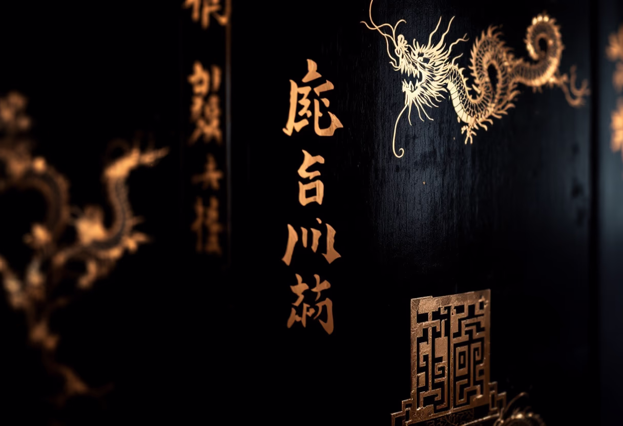 image of traditional chinese decor for a chinese restaurant