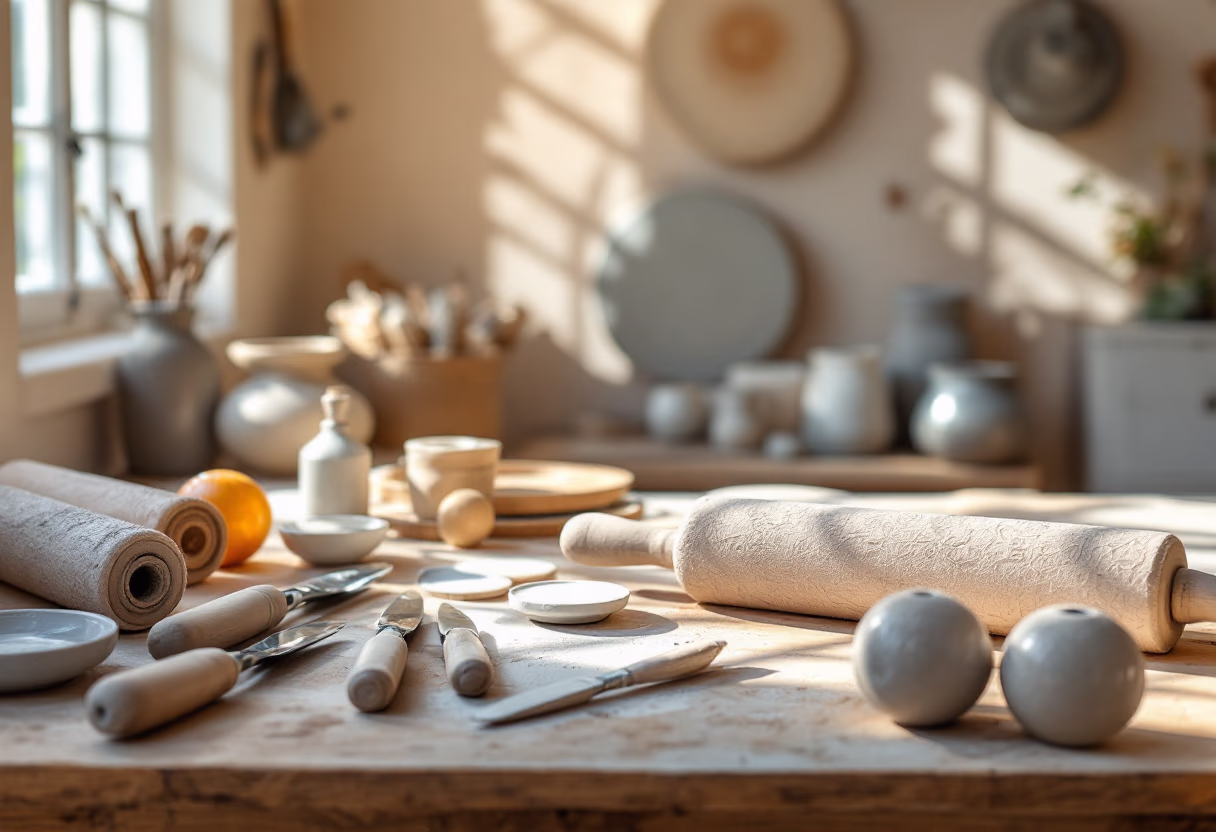 image of different ceramic tools