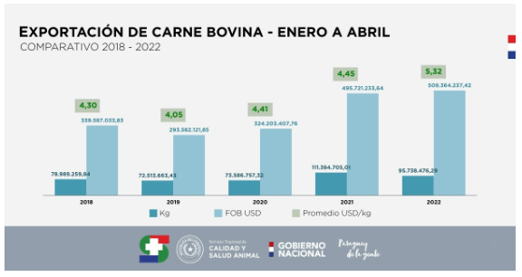 exportacion de carne paraguaya