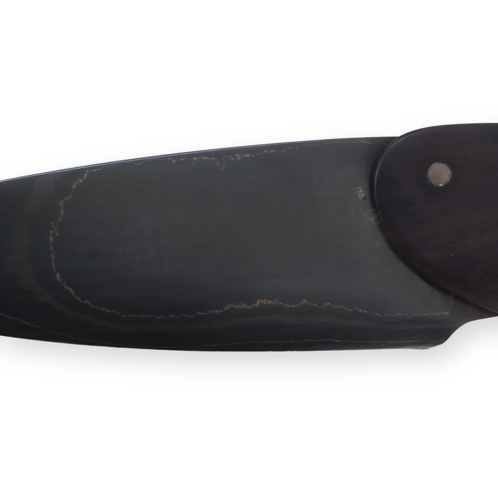 E-Knife brüniert schwarz – Detail 2