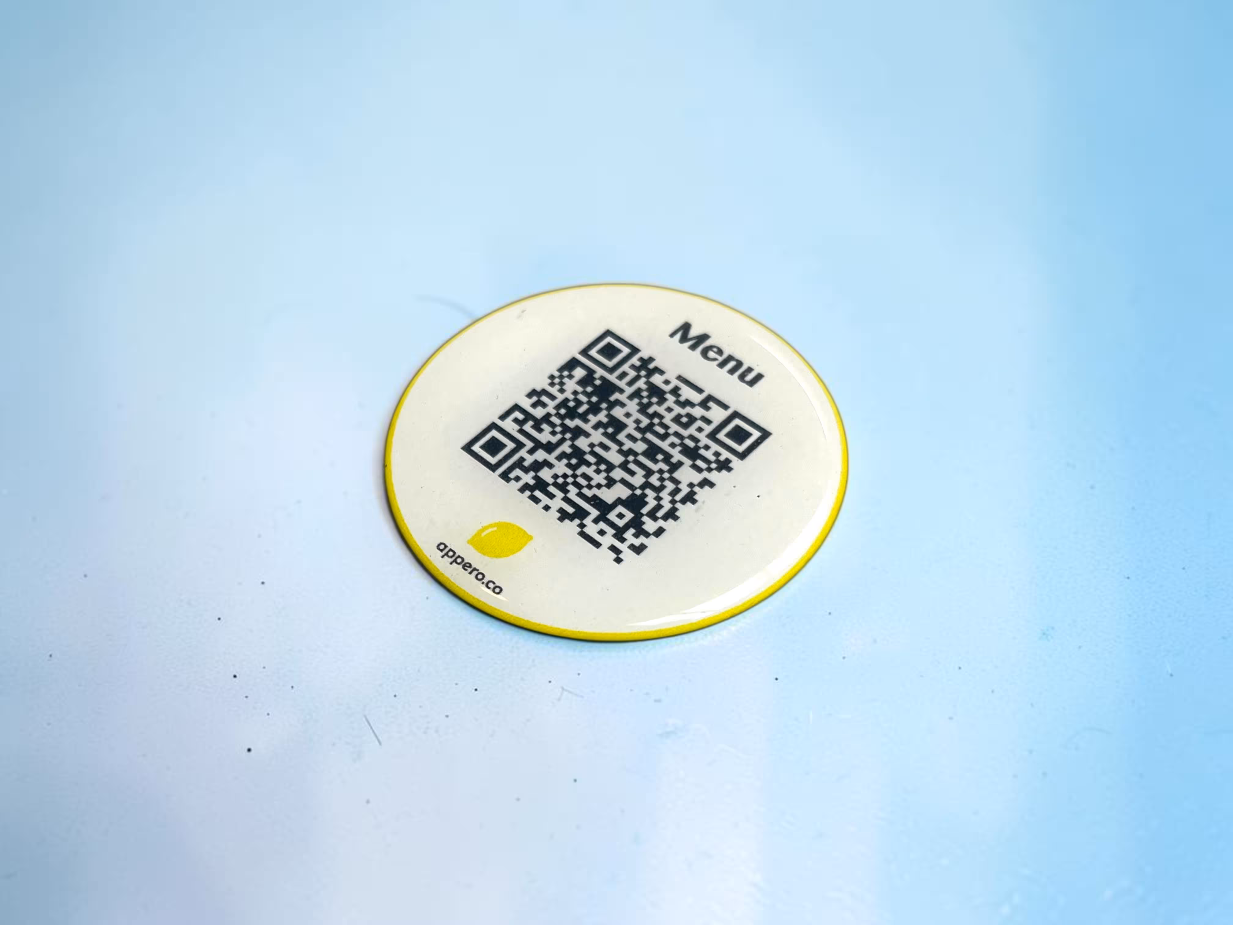 Sticker dôme plastique