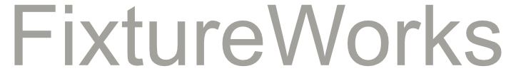 FixtureWorks logo in gray text.