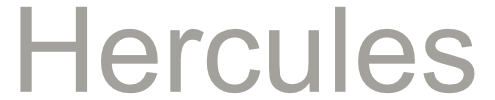 Hercules text logo in a simple gray font.