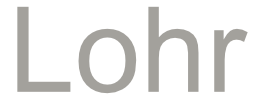 The word 'Lohr' in gray text on a transparent background.