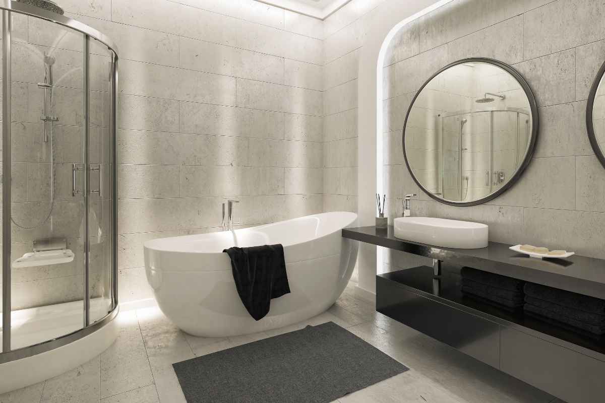 remodeled bathroom