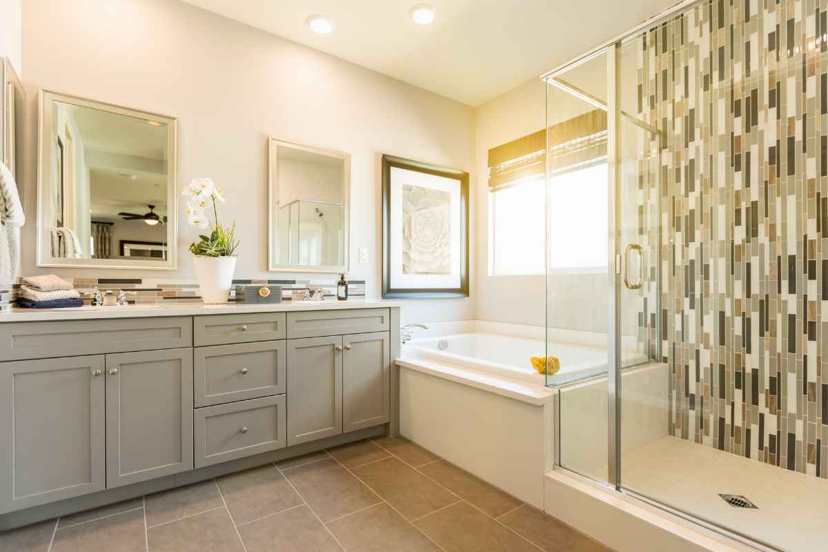 New bathroom remodeled
