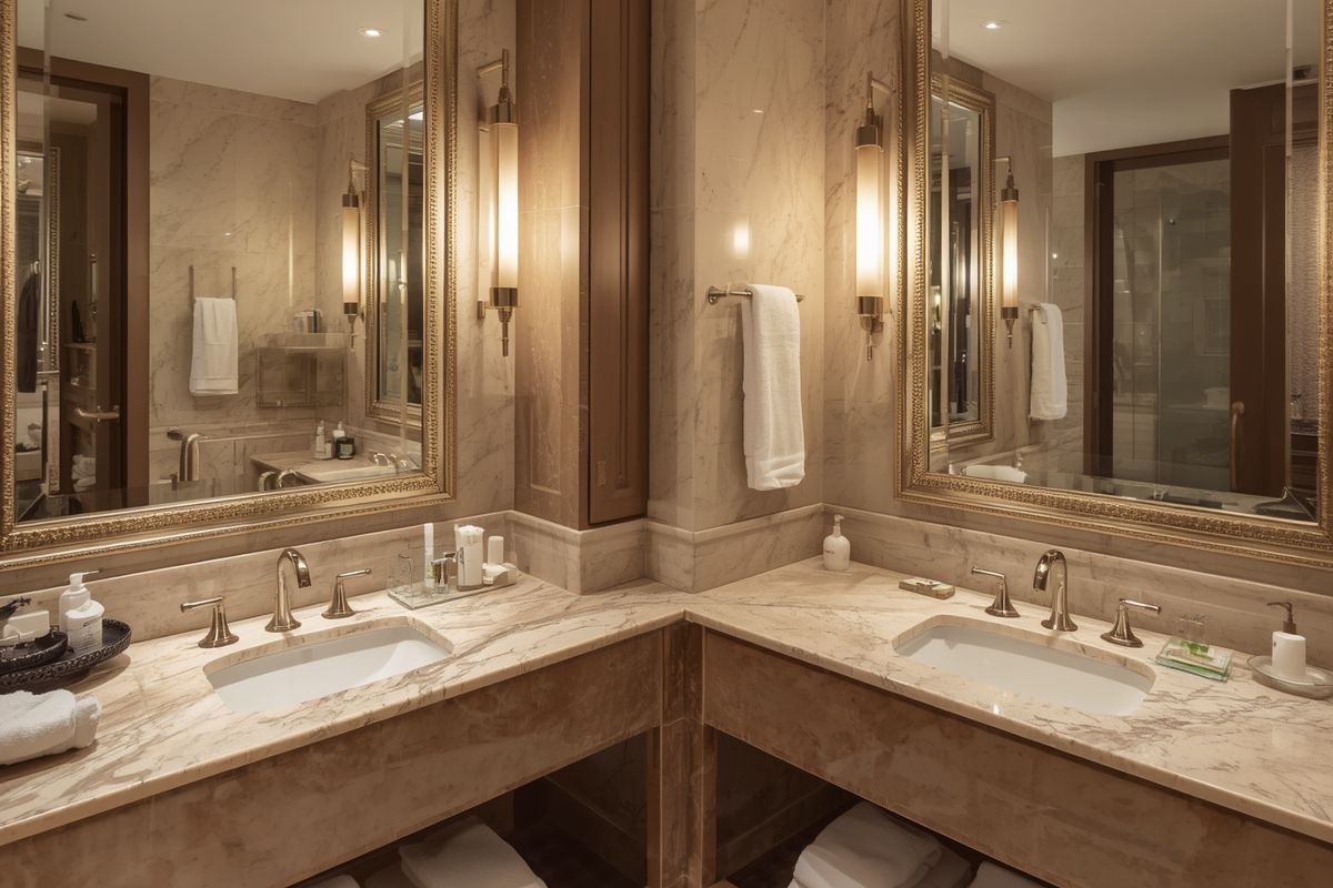 New modern bathroom