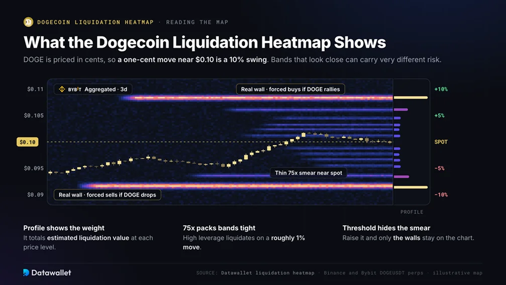 What Is the Dogecoin Liquidation Heatmap?