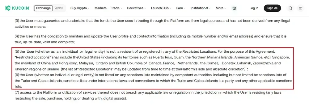 Which Countries Does KuCoin Restrict