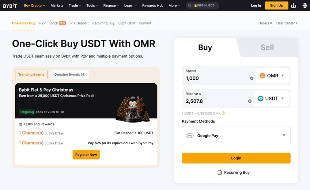USDT Oman kaufen.