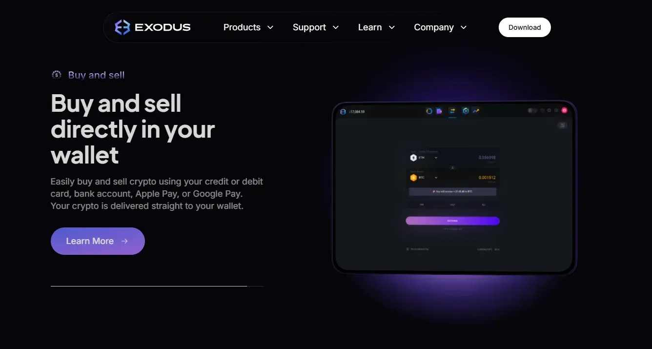 Exodus Ethereum Wallet