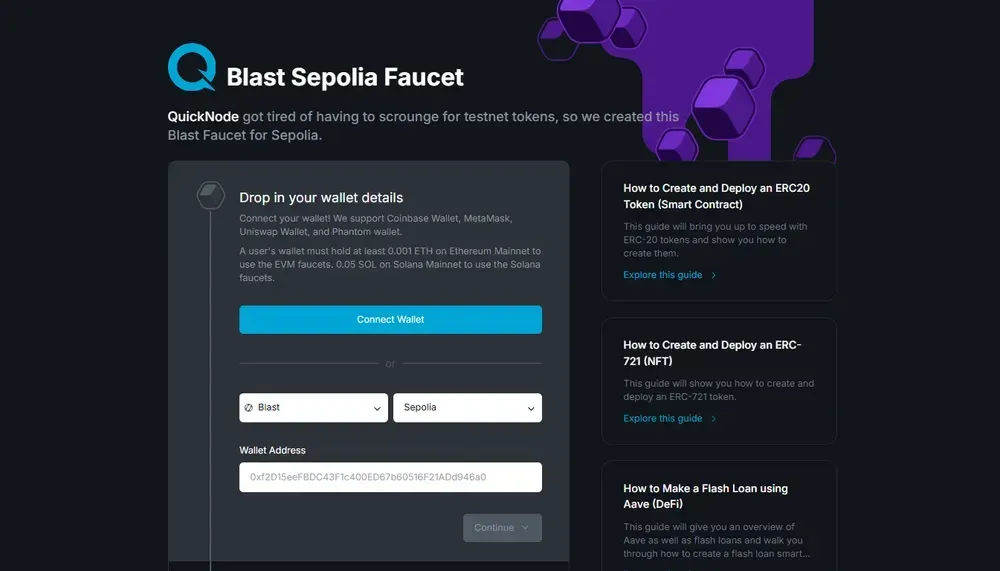 QuickNode Faucet