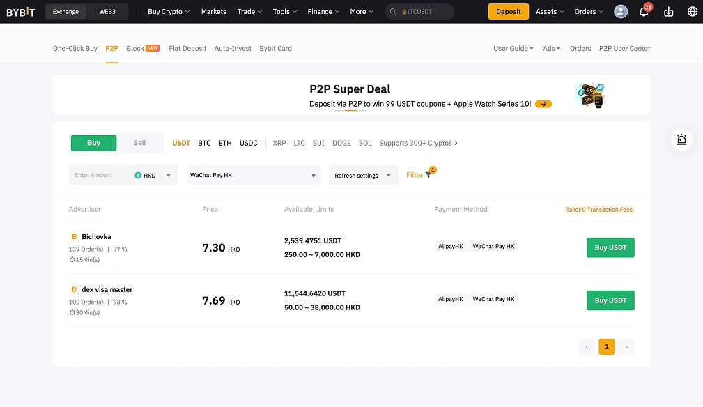 Acquista criptovalute con WeChat .