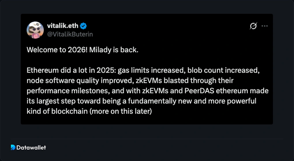 Vitalik Buterin  Milady " Milady " Ethereum