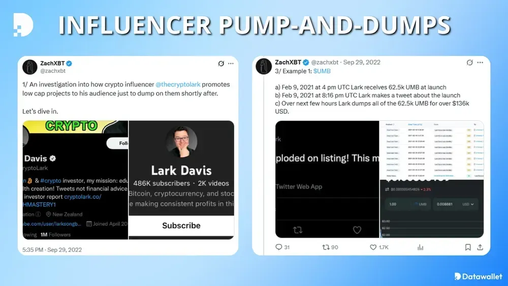 Influencer Pump-and-Dumps