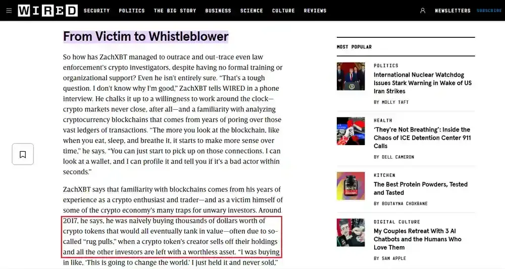 ZachXBT Origin Story