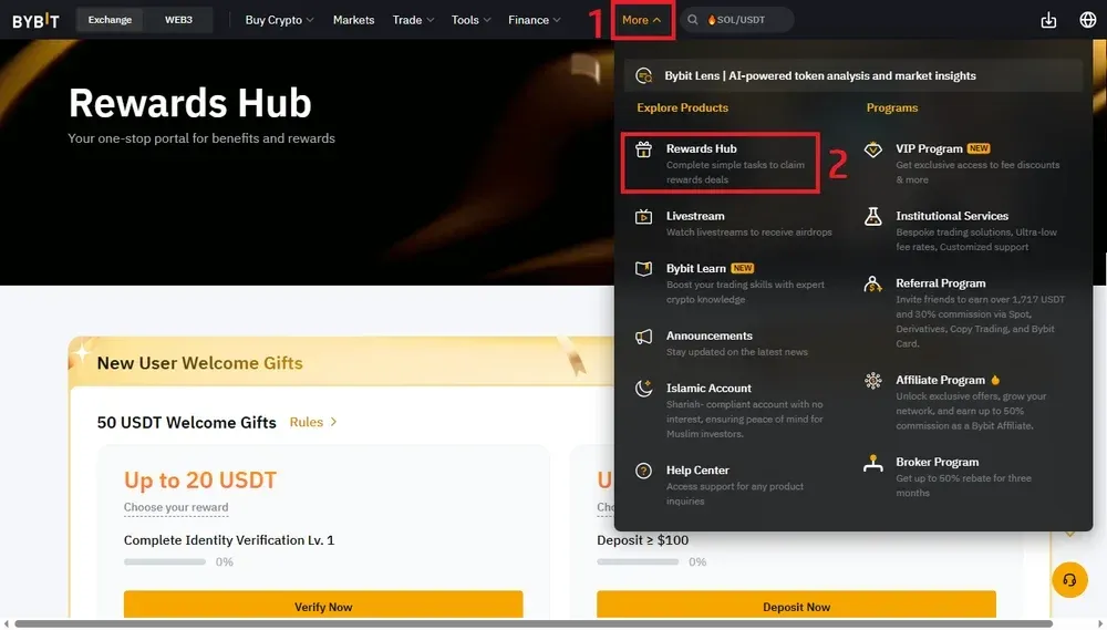 Bybit Rewards Hub