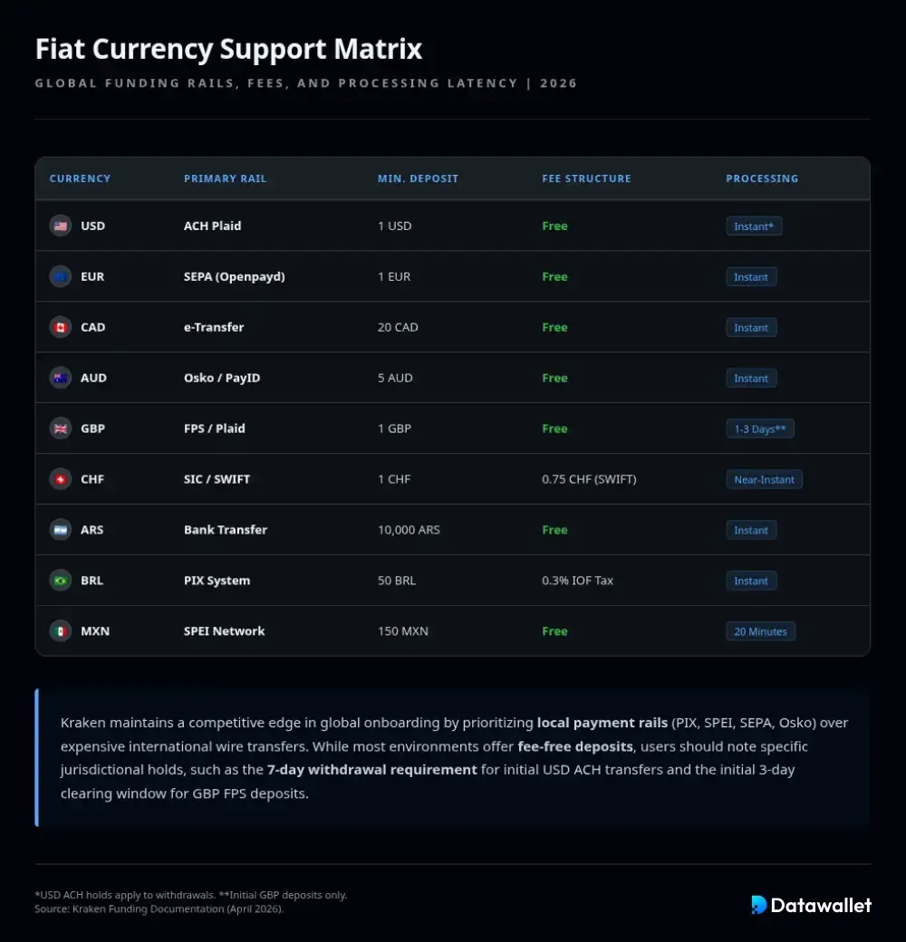 Quelles devises Kraken prend-il Kraken ?