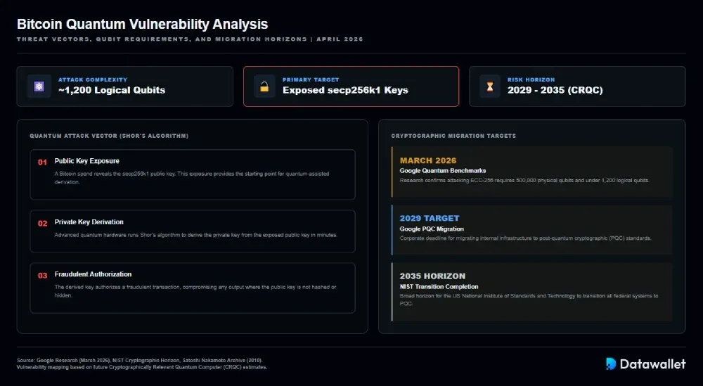 Bitcoin's Quantum Computing Threats
