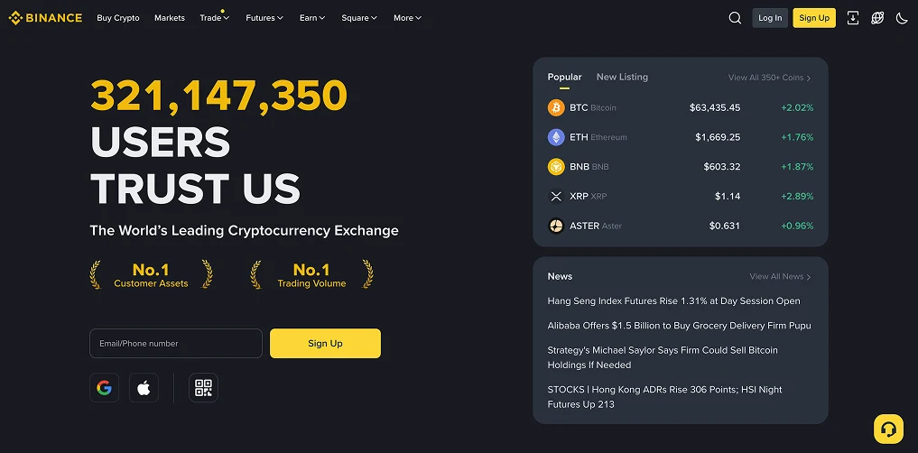 Binance Tajikistan