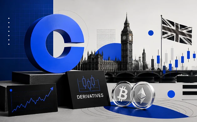 Coinbase تطرح المشتقات المالية للمستثمرين المحترفين في UK