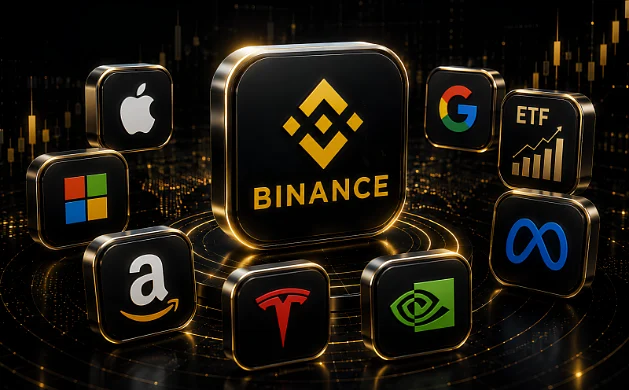 Binance تضيف خيارات على 1,000 سهم أمريكي وETF