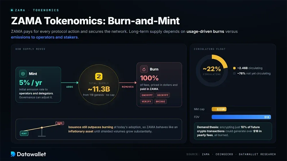ZAMA Burn-and-Mint