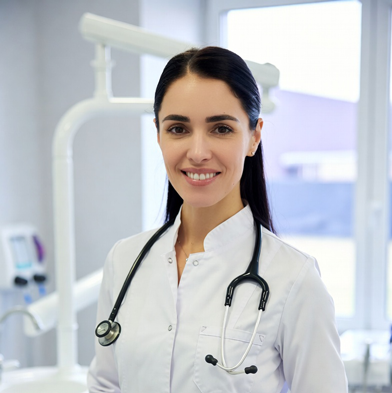 Dr. Sarah Mitchell, Lead Dentist at BrightSmile Dental