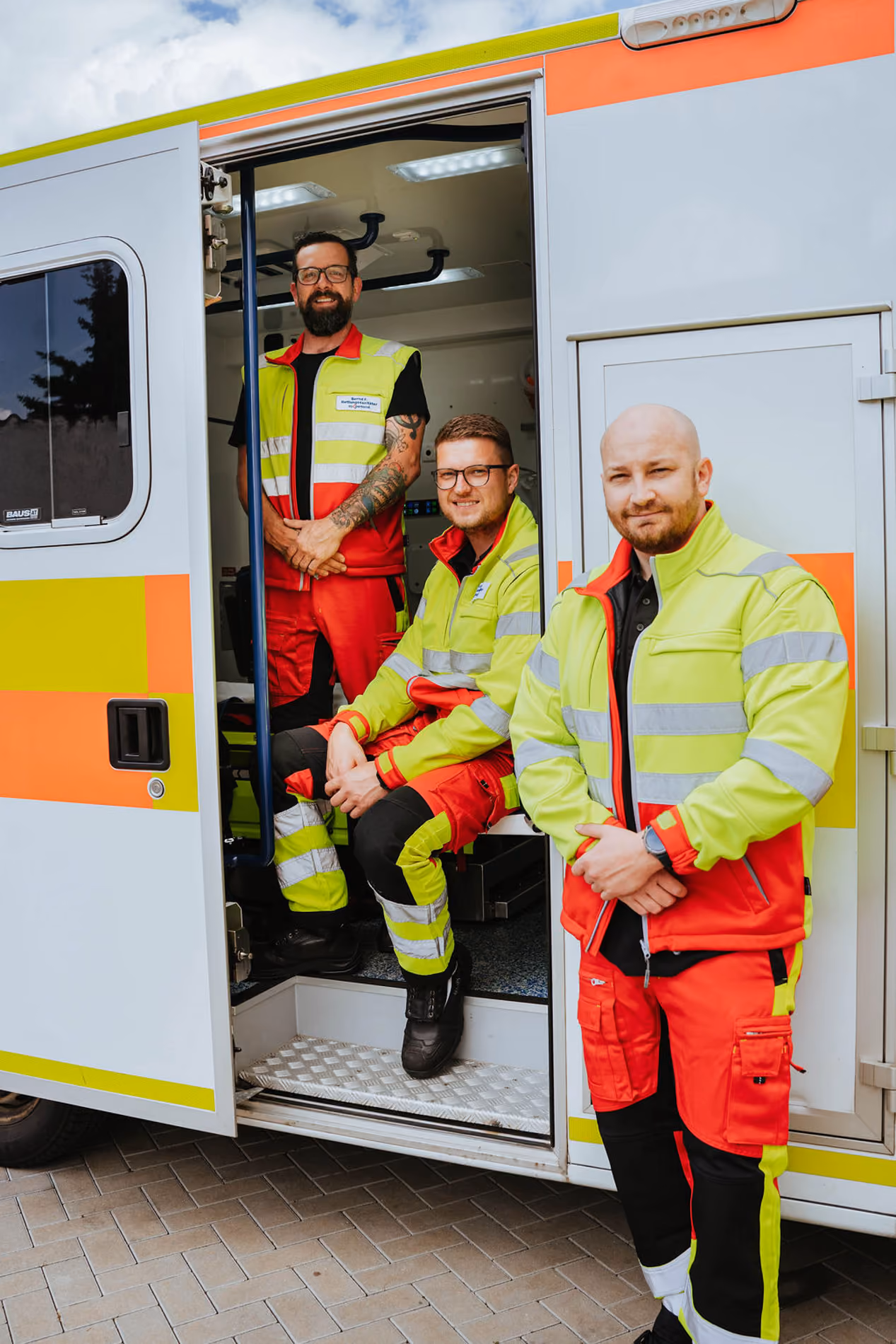 Rettungskräfte bei einer Social-Media-Produktion von GTS Media