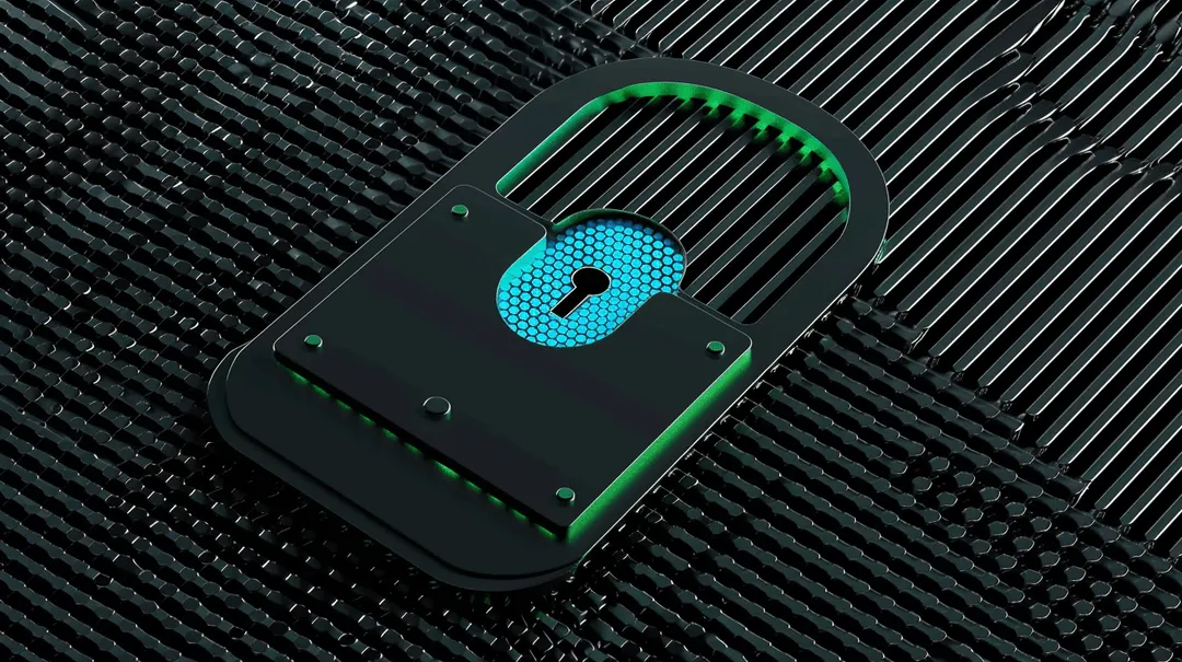 Illustration of a 3D Lock