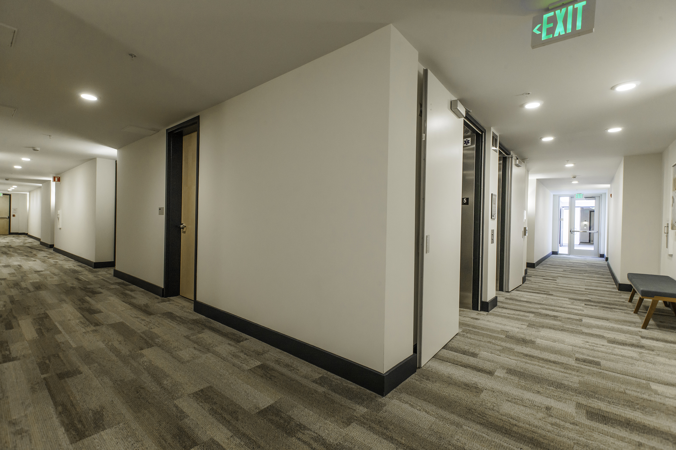 Clubhouse hallways