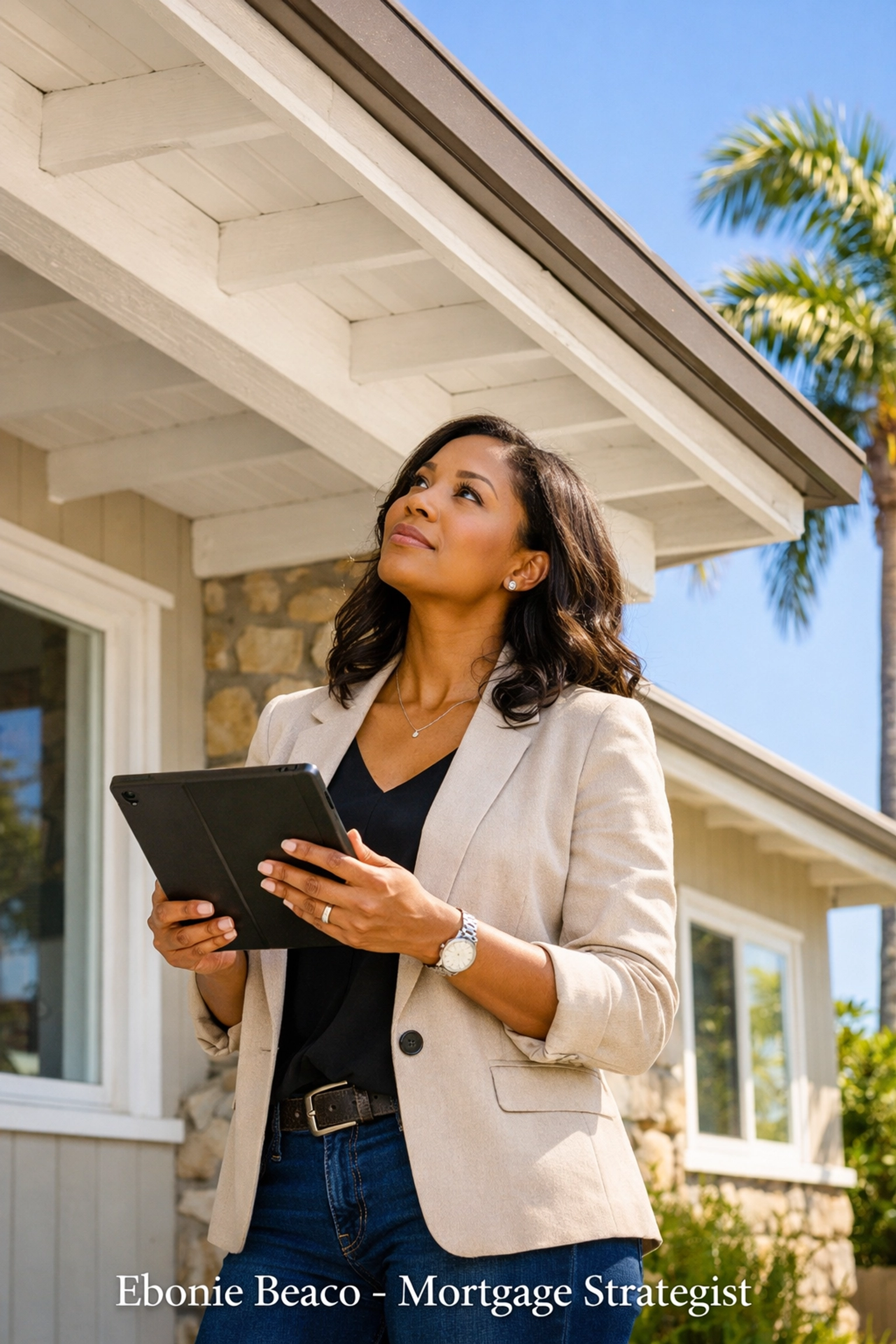 Real estate strategist inspecting an off-market California property during due diligence.