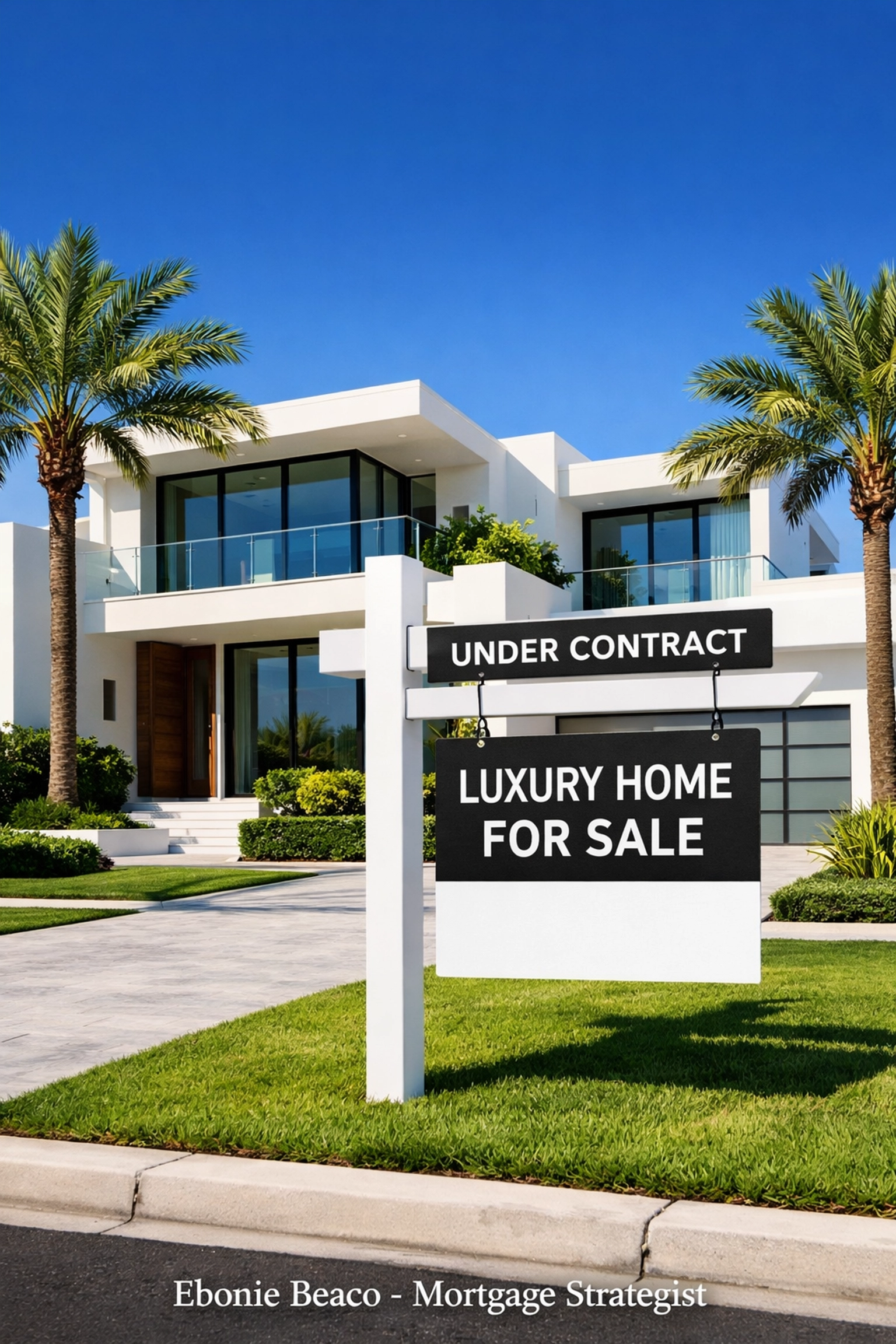 Modern Florida luxury property under contract for a real estate wholesale assignment deal.