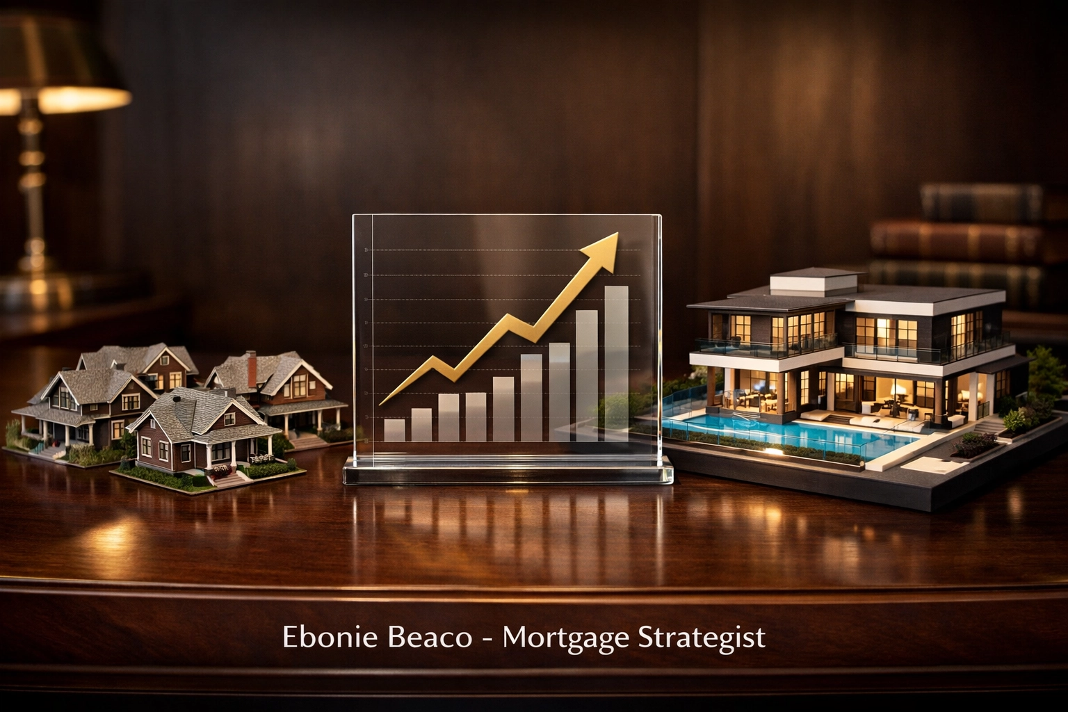 Comparison of multiple small investment properties vs a luxury villa for Jumbo loan equity growth.