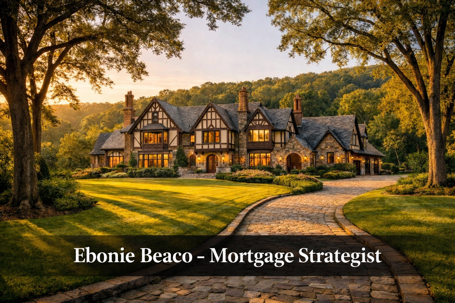 Luxury Tudor manor in Mountain Brook, Alabama, showcasing premium real estate for Alabama Jumbo Loans.
