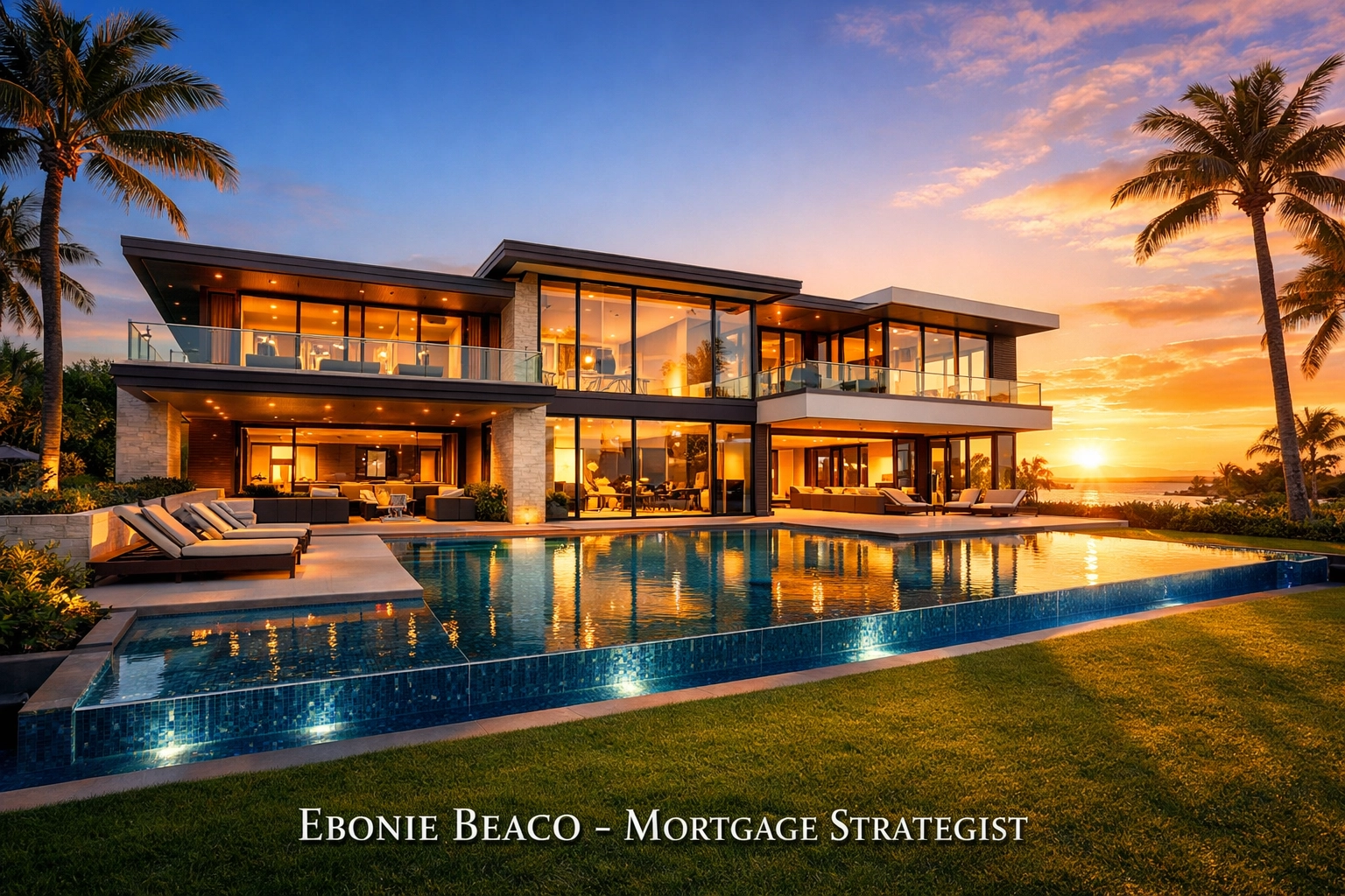 Modern luxury coastal home illustrating high property value for a HELOC appraisal.